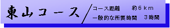 京都東山観光地図・コース