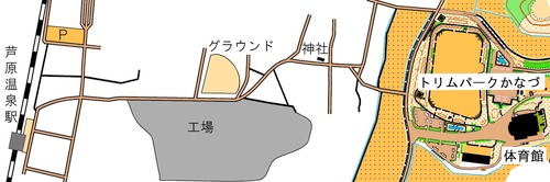 駅から会場までの案内図